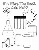 Coloring Science Pages Lab Vbs Sheet Printable Experiment Crafts Kids Preschool Labs Sheets Scientist Laboratory Library Clipart Mad Popular Neo sketch template