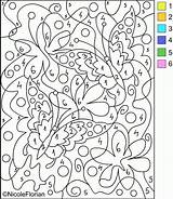 Color Coloring Number Pages Numbers Difficult Colour Kids Library Clipart sketch template