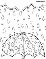 Coloring Spring Pages Rain Doodle Drops Alley Springtime Pdf Color Value Place Bounce House Raindrops Getcolorings Printable Comments Printables sketch template