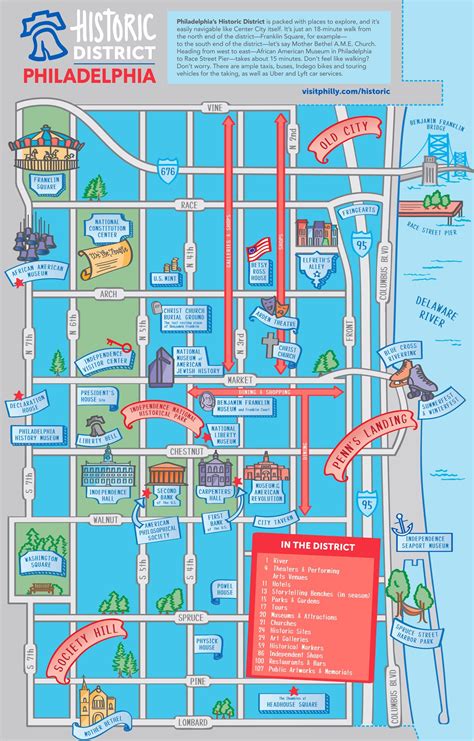 maps directions printable map  philadelphia attractions