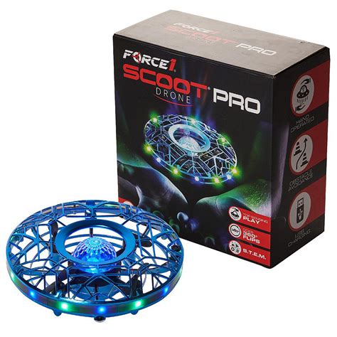 force scoot pro led ufo hand operated drone oriental trading