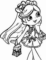 Coloring Pages Shopkin Shopkins Girls Getdrawings sketch template