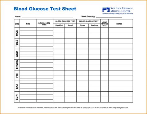 printable blood sugar charts