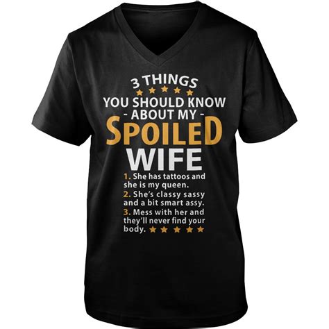 3 things you should know about my wife t shirt premium tee shirt