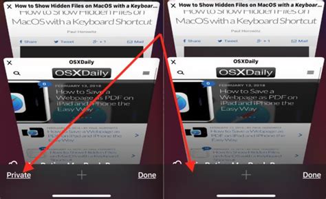 how to completely disable private browsing in ios on