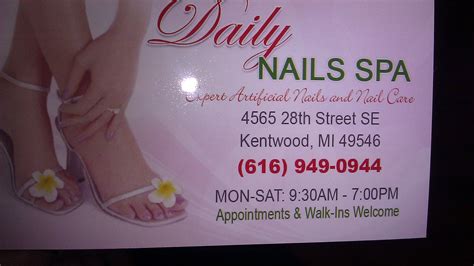 daily nails spa kentwood mi