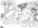 Coloring Pages Swimming Adult Summer Sheets Pool Hgtv Swim Color Pools Grotto sketch template