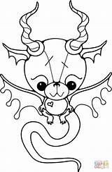 Dragon Coloring Baby Pages Printable sketch template