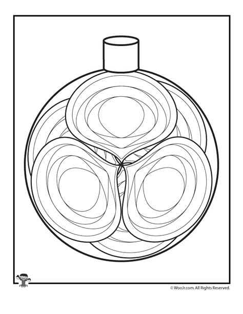 christmas season swirls ornament template woo jr kids activities