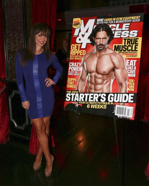 dwts karina smirnoff celebrates muscle fitness magazine launch  joe manganiello  arnold