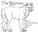 Wolf Coloring Template Pages Female Anime Wolves Pack Fighting Warriors Furry Winged Deviantart Thewarriors Wolfpack Paws Templates Popular sketch template