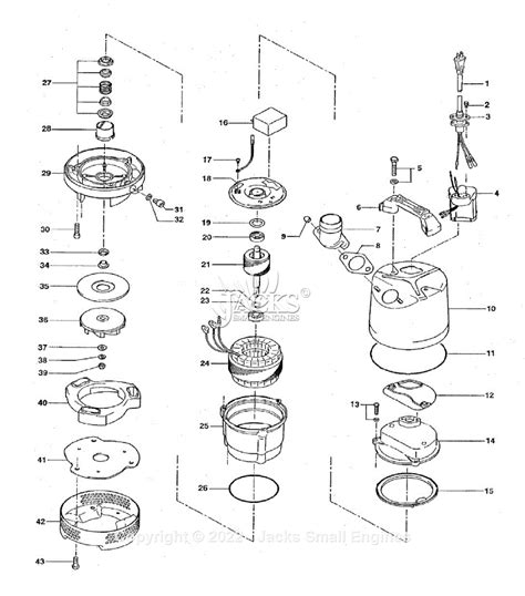 tsurumi pump parts diagram