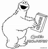 Cookie Monster Coloring Pages Print sketch template