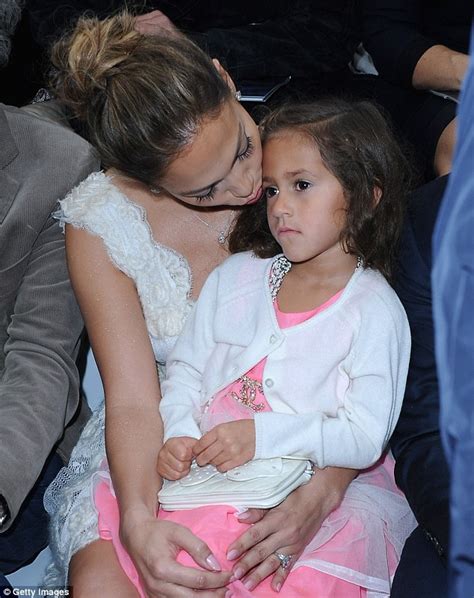 jennifer lopez s daughter emme looks less than impressed with her