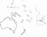 Oceania Mapa Mapas sketch template