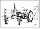 Tractor Deere John Drawing Morgan Kelly Drawings 2nd Uploaded March Which Visitar Fineartamerica sketch template