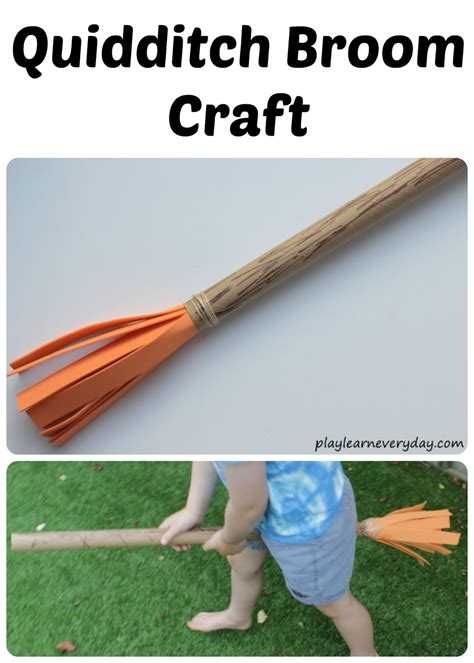 quidditch broom craft play and learn every day