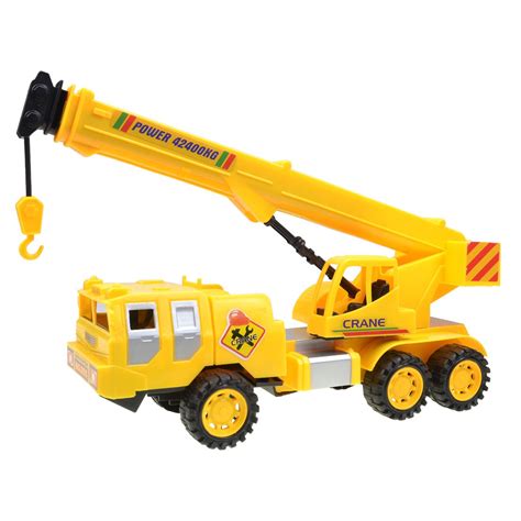 kids toy crane model engineering heavy crane truck vehicle car inertia