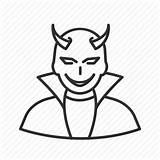 Devil Satan Drawing Villain Icon Horns Easy Horned Halloween Super Avatar Drawings Voldmort Clipartmag Getdrawings sketch template