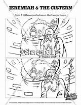 Jeremiah Coloring Pages Spot Kids Prophet Bible Difference Activities Sunday School Children Isaiah Template Puzzles sketch template