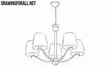 Chandelier Drawing Draw Do Drawingforall Step Remaining Guidelines Erase Unnecessary Bulbs Visible Forget Parts sketch template