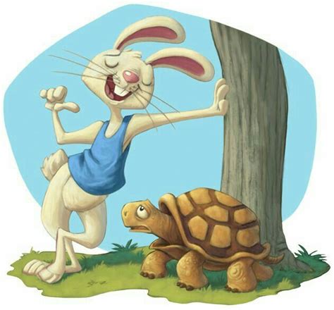 pin  kathy huynh  mn rabbit  tortoise hare illustration tortoise pictures