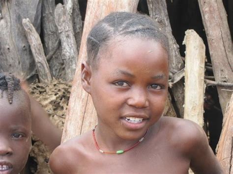 a beautiful girl with a very intelligent look picture of otjikandero himba orphan village