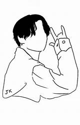 Jungkook Dibujos Euphoria Lineart Desenhando Retratos Rosto Army Sketches Coreanos Zahlen Animados Jeon Sencillos Zeichnungen Esboços Sugestões sketch template