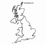 Outline Kingdom United Map Blank England Wales Europe Maps Atlas Parts Geography Coloring Located Worldatlas Quiz Print Above Keywordpictures sketch template