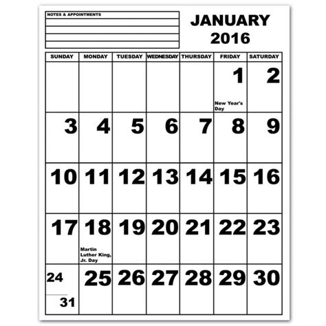 calendars  large box   day  calendar printable
