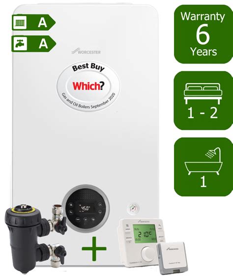 worcester bosch greenstar  kw combi boiler smart boilers