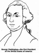 George Washington Coloring Pages President Kids Educational Drawing Coloringtop sketch template