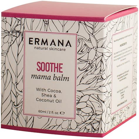 soothe mama body balm 60ml ermana natural skincare fragrance free