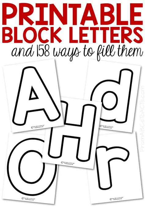 printable block letters thrifty homeschoolers