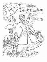 Poppins Mary Coloring Pages Printable Printables Disney Kids Sheets Print Books Coloriage Bloody Color Silhouette Coloriages Accueil Galerie Party Movie sketch template