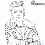 Descendants Coloring Pages Disney Evie Getcolorings Printable Color sketch template