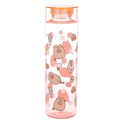 claire s pusheen® dessert water bottle pink fashion accessories jewelry girls accessories