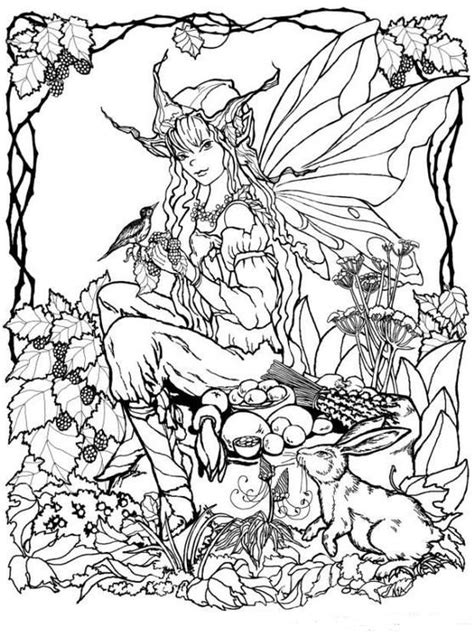 images  fairy coloring pages  pinterest amy brown
