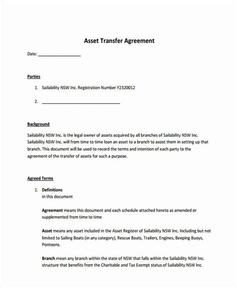 transfer  business ownership agreement template    transfer