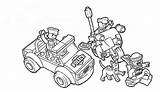 Lego Coloring Pages Police Car Paw Patrol Sheets Colouring Cashier Chase Getcolorings City Ecoloring Getdrawings Choose Board sketch template