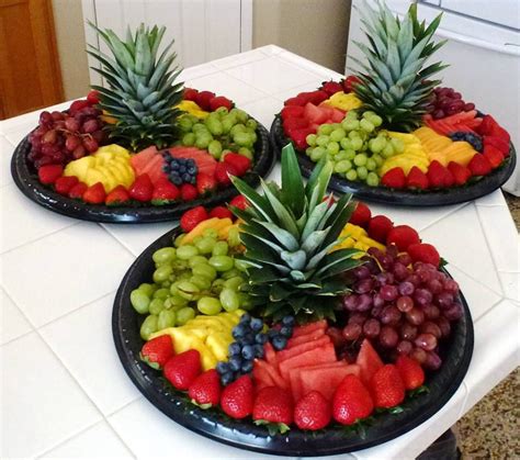 fruit trays yum pinterest