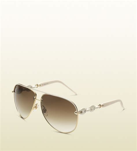 gucci white aviator sunglasses white aviator sunglasses eyeglasses