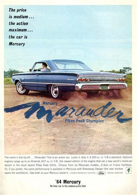 model year madness 10 classic ads from 1964 the daily