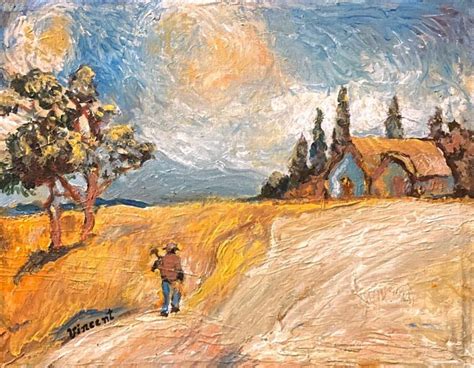 vincent van gogh landscape oil canvas impressionist sep