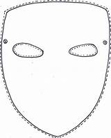 Blank Mardi Gras Masquerade Halloween Masker Cardboard Goalie Bybloggers Sjabloon sketch template