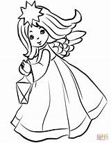 Angel Christmas Coloring Pages Lantern Printable Angels Moroni Drawing Getdrawings Silhouette Puzzle sketch template