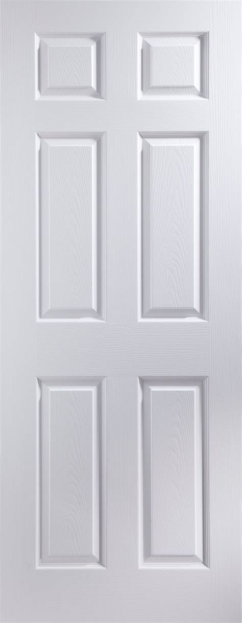 panel primed white woodgrain effect lh rh internal door hmm