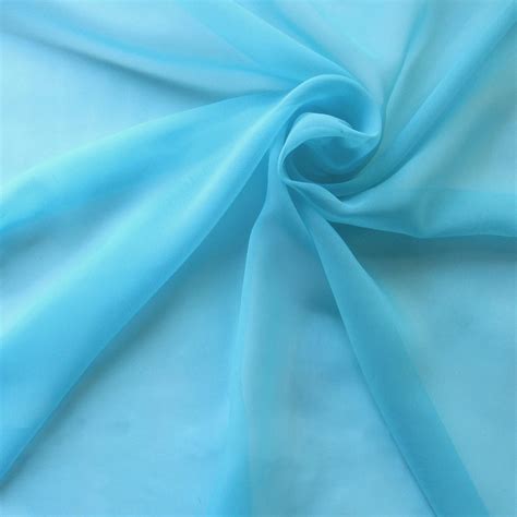 wholesale chiffon fabric sky blue  yard roll