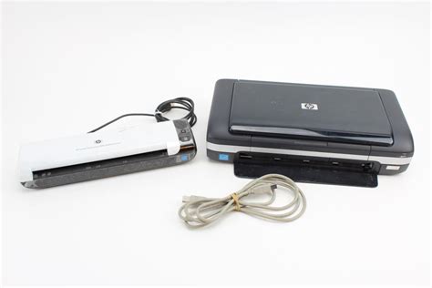 Hp Officejet H470 Printer And Hp Scanjet Professional 1000