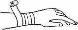 Clipart Wrist Hand Bandaged Wrists Wound 20clipart Etc Clipground Gif Around Large Usf Edu Medium Main sketch template